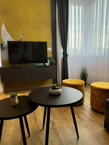 Elegantno opremljena spavaća soba objekta Central luxury apartment ROOM 4 u Ohridu