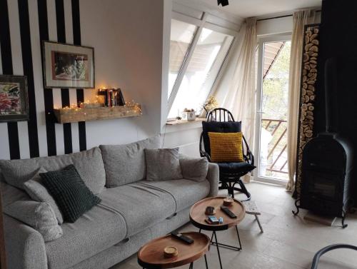 Elegantno opremljen i svetao enterijer apartmana Tajna na Divčibarama sa modernim detaljima